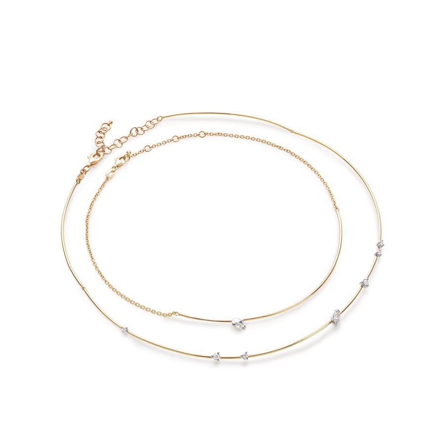 Choker 'Balance' in oro giallo BALANCE | CHOKERAU18G MQ CT0,16